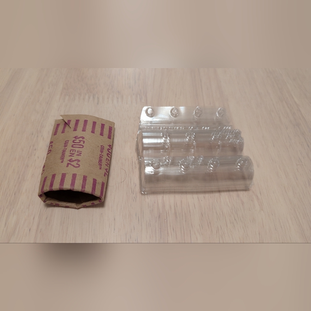 Clear Plastic Coin Holder